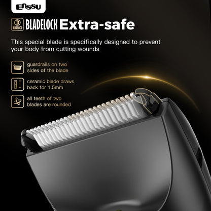 Professional Hair Clippers BLADELOCK cut-preventing blade Waterproof Hair Clippers Men