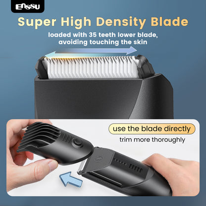 ENSSU BLADELOCK™ Electric Hair Clipper – Safe Ceramic Blade with Spotlight