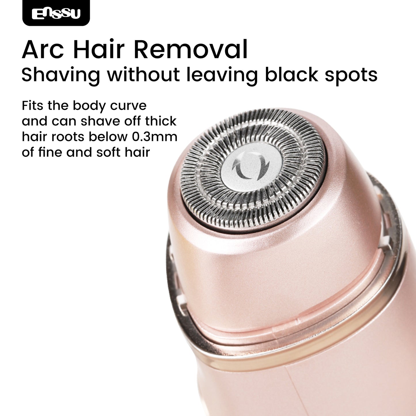 ENSSU Waterproof Bikini Trimmer for Women | Ceramic Safe Blade