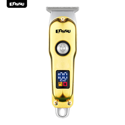 Professional Hair Clipper – 6500RPM Motor, 45mm Stainless Steel Blade, Adjustable Length, LCD Display